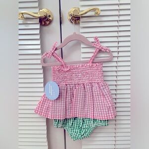 NWT Little English Lucy Seersucker Sunsuit - 24M